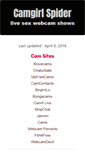 Mobile Screenshot of camgirlspider.org