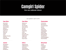 Tablet Screenshot of camgirlspider.org